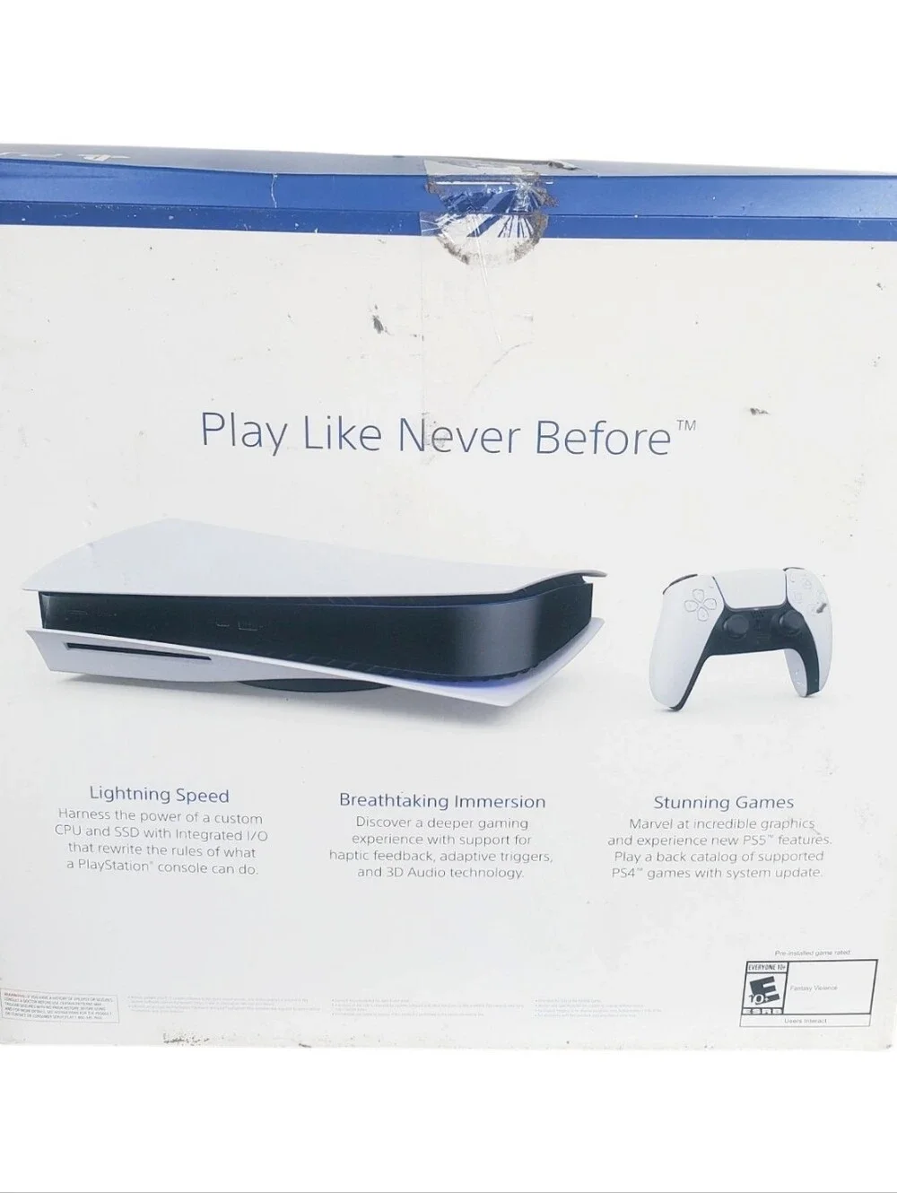 *EMPTY BOX*Playstation 5 Console BOX ONLY! Disc Edition Insert Packaging